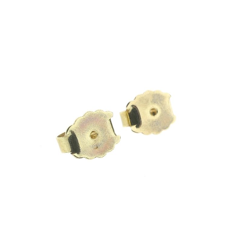 Image 6 of Gold stud earrings with pearl