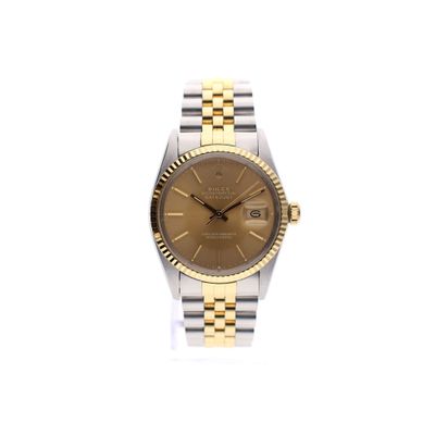 Image 1 of Rolex Datejust 36mm 16013; Automatic Bi-color Watch (Full Set '85)