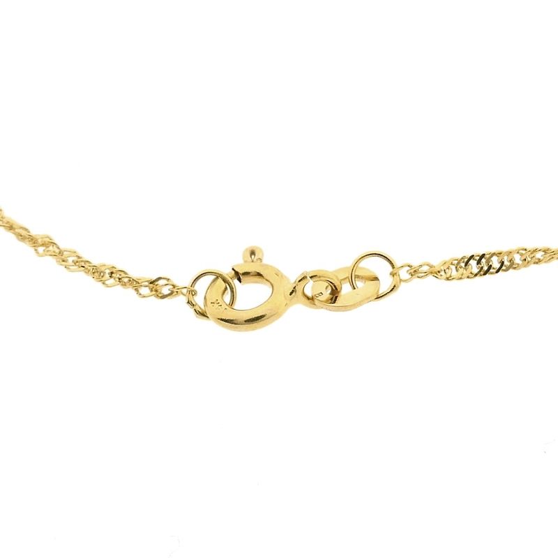 Image 4 of Gold twisted link bracelet; 18 cm | Binder
