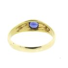 Image 7 of 18 carat gold ring with blue sapphire