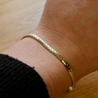 Image 9 of Golden Flat Gourmet Link Bracelet