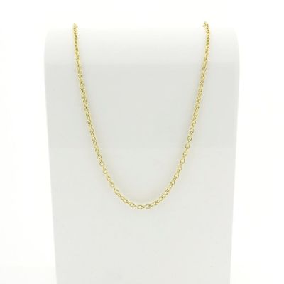 Image 1 of Gold anchor link necklace
