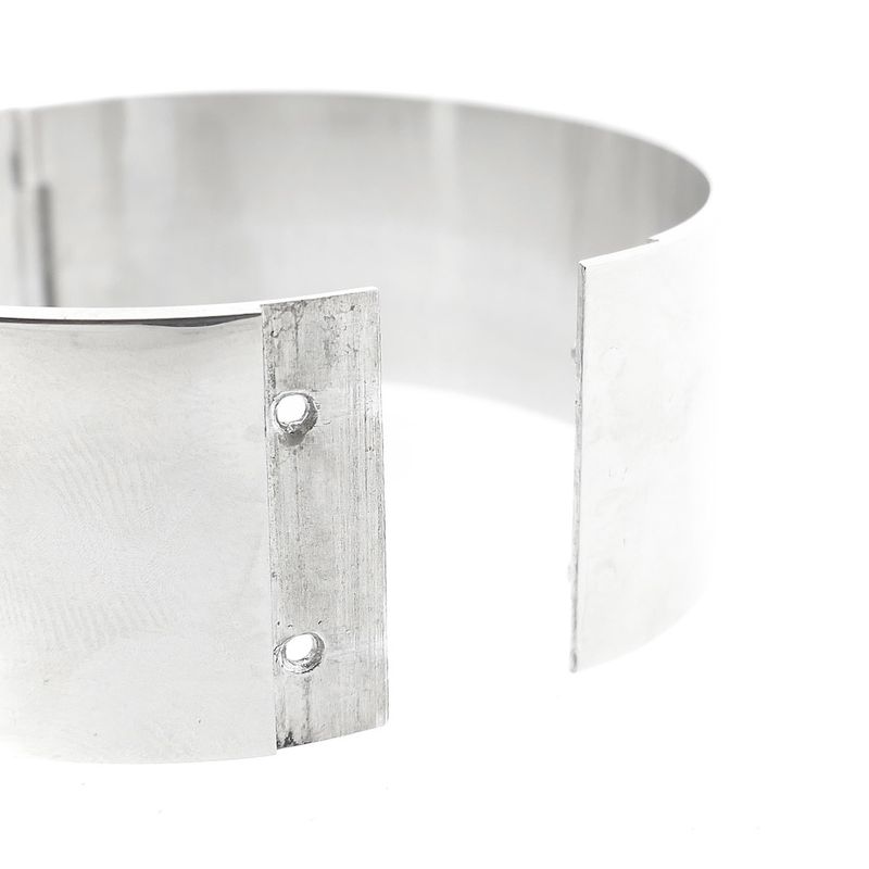 Image 5 of Silver wide slave bracelet | Ø 61.5 mm
