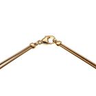 Image 3 of 18-karat gold omega necklace; double | 50 cm