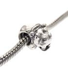 Image 2 of Pandora charm; Silver; Hippo