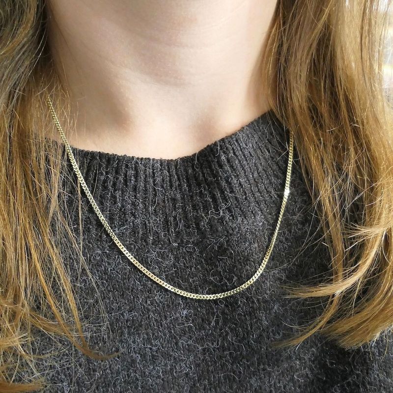 Image 7 of Gold Gourmet Link Necklace