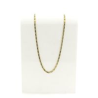 Gold scroll link chain; Midas