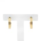 Image 4 of Gold matte earrings; Ø 16.5 mm