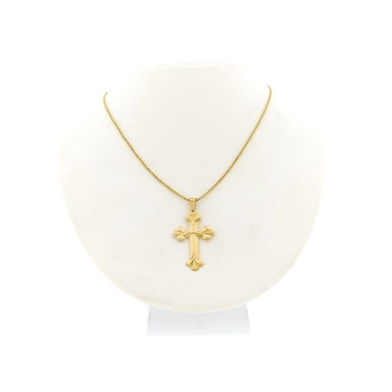 Image 7 of Gold pendant of a cross