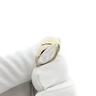 Image 10 of Two-tone gold ring with diamond; 0.02 ct.