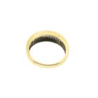 Image 6 of Two-tone gold ring with diamonds; 0.13 ct.
