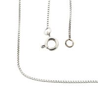 White gold Venetian link chain