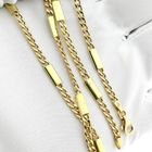 Image 9 of Gold gourmet link chain with closed bars