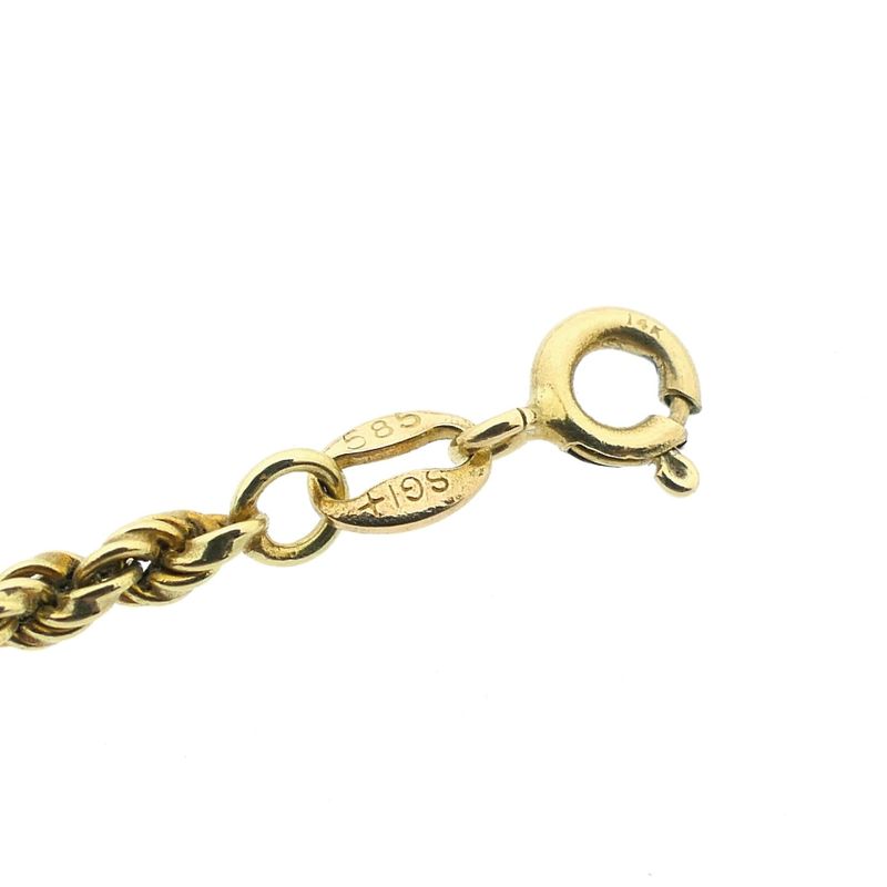 Image 3 of Gold twisted link chain