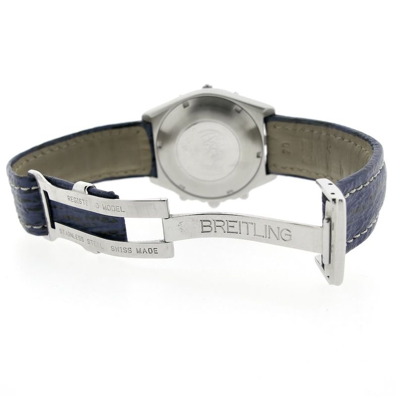 Image 11 of Breitling Chronomat 'Blue Impulse' Chronograph; Limited edition men's watch