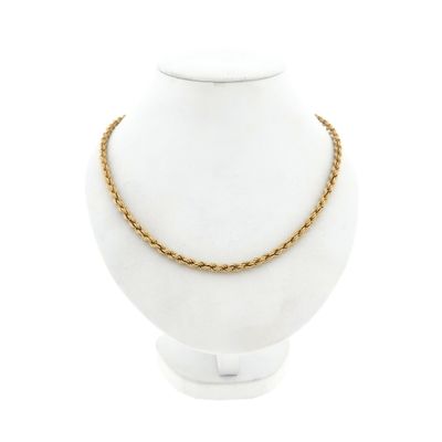 Image 1 of Golden Twisted Link Chain