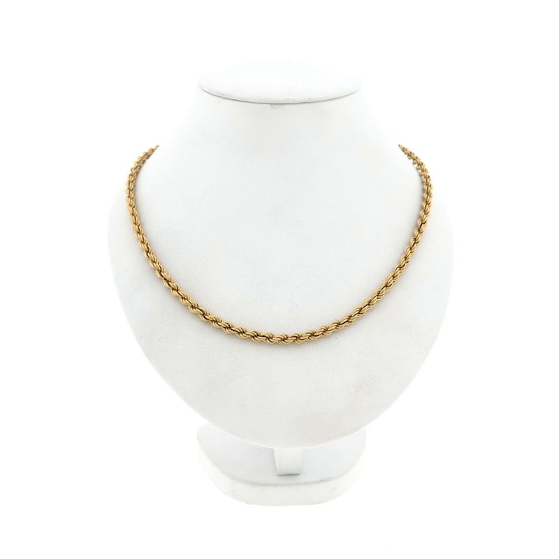 Image 1 of Golden Twisted Link Chain