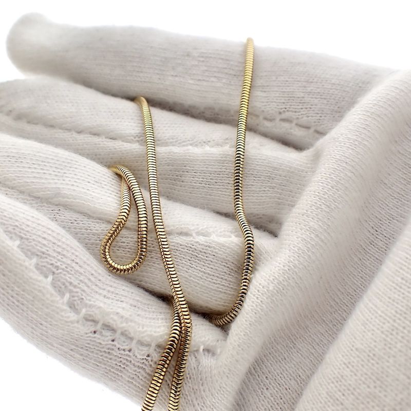 Image 9 of 18 carat snake link chain | 50 cm