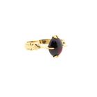 Afbeelding 4 van Vintage gouden ring met granaat