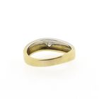 Image 4 of Two-tone gold ring with zirconia