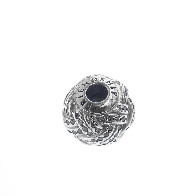 Image 3 of Pandora Essence charm; Silver; Friendship