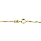 Image 7 of Golden Venetian link chain with flowers | 40 cm