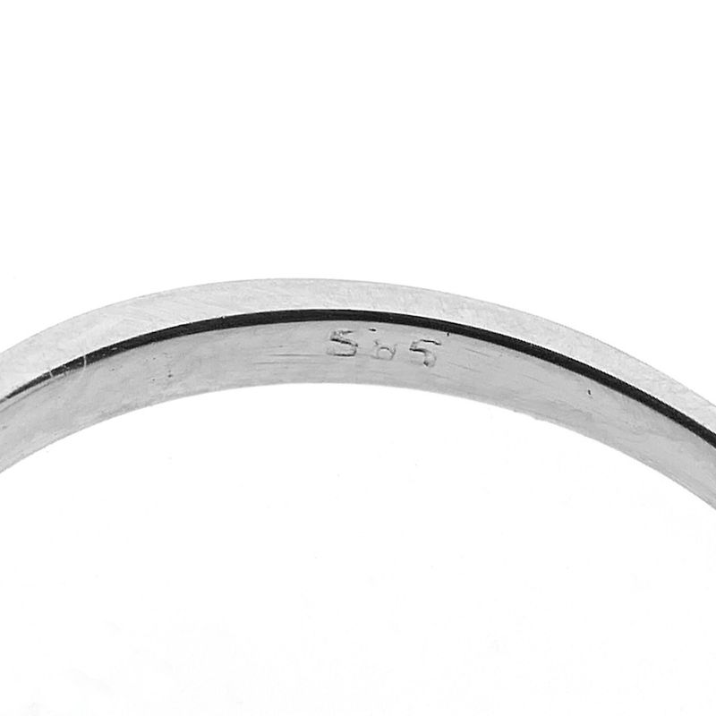 Image 8 of White gold solitaire ring with 0.06 ct diamond.