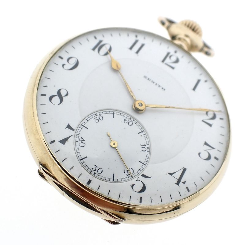 Image 9 of Zenith pocket watch 'Grand Prix 1900'; Antique 14k gold