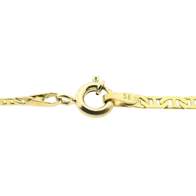 Image 4 of Gold navy link chain | 49 cm