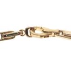 Image 9 of Two-tone solid gold link bracelet | 19 cm