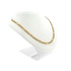 Image 5 of Gold Figaro link chain | 59.5 cm