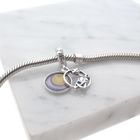 Image 2 of Pandora x Disney charm pendant; Silver; Nightmare Before Christmas