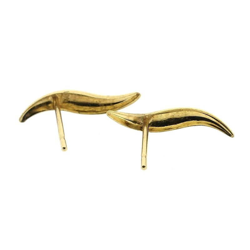 Image 8 of Golden fantasy stud earrings