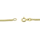 Image 3 of Gold square foxtail link chain