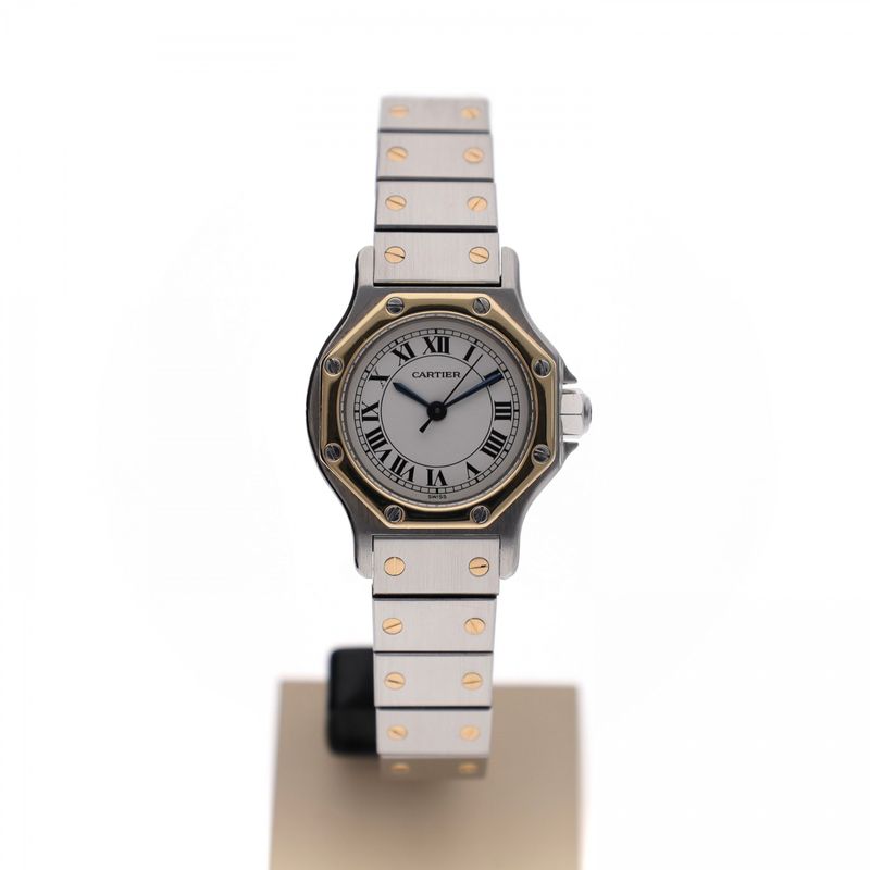 Image 1 of Cartier Santos 'Octagon' Automatic 0907; Vintage Ladies Watch