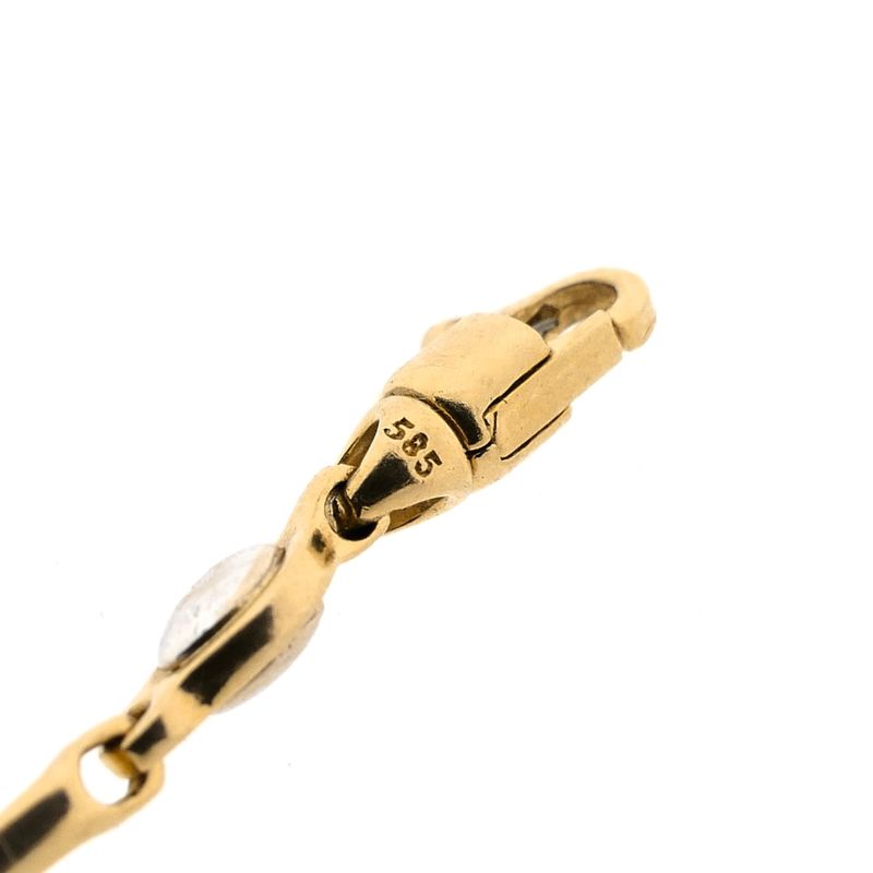 Image 7 of Bicolor Gold Fantasy Link Bracelet