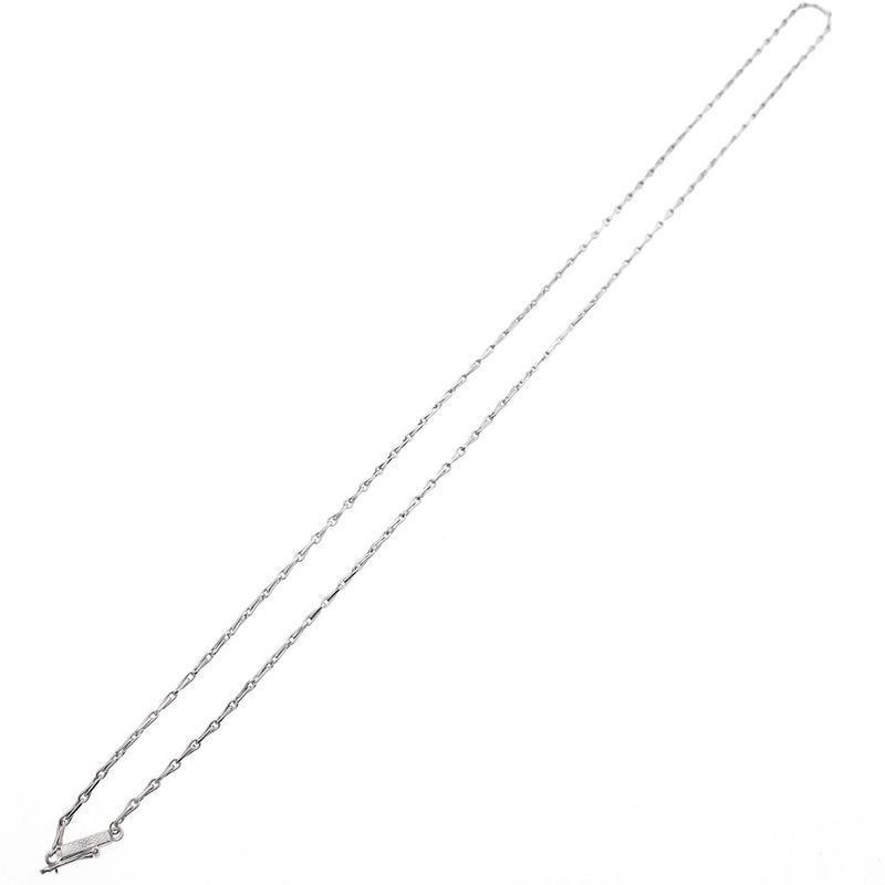 Image 8 of 18K white gold fantasy link chain | 52.5 cm