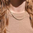 Image 2 of Gold twisted link chain | 46 cm