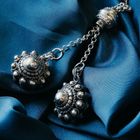 Image 2 of Silver jasseron link chain with Zeeland knots | 73 cm; Adjustable