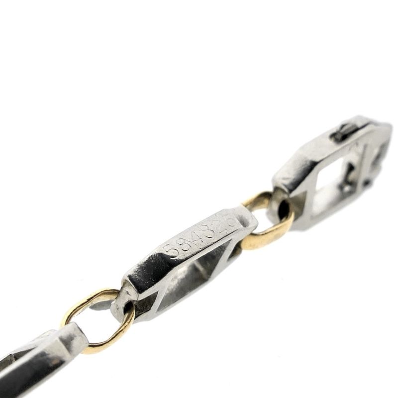 Image 13 of 18K Cartier Santos gold/steel link bracelet | 19 cm (+ extra links)