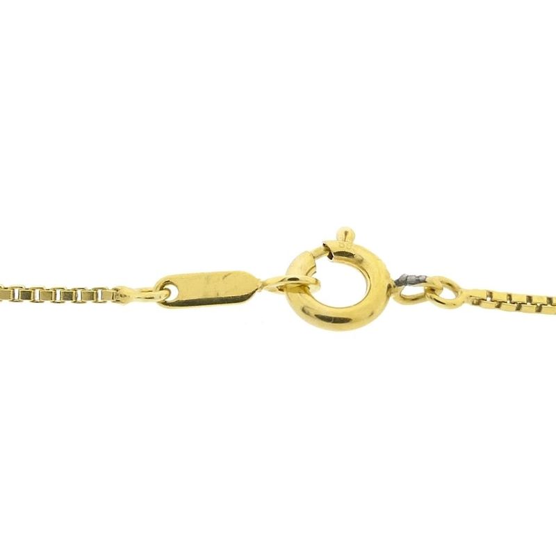 Image 4 of Long gold Venetian link chain/sautoir with bars