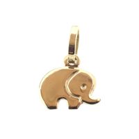 18 carat gold elephant pendant