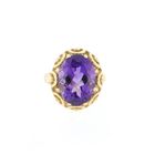 Image 6 of Gold ring with amethyst | Vintage