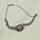 Image 6 of Antique silver necklace with blood coral | 40-45 cm