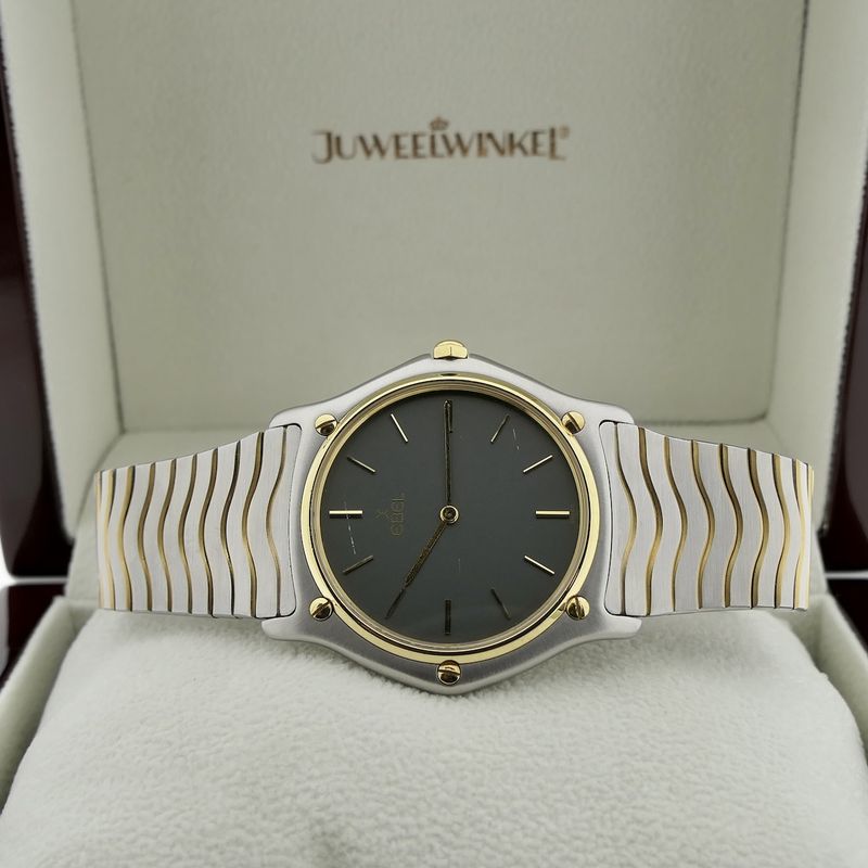Image 14 of Ebel Classic Wave 181903; 18k gold/steel watch