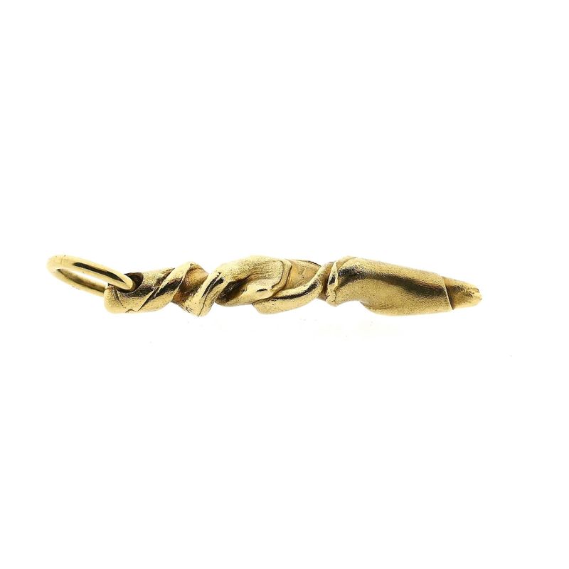 Image 8 of Solid Gold Abstract Pendant