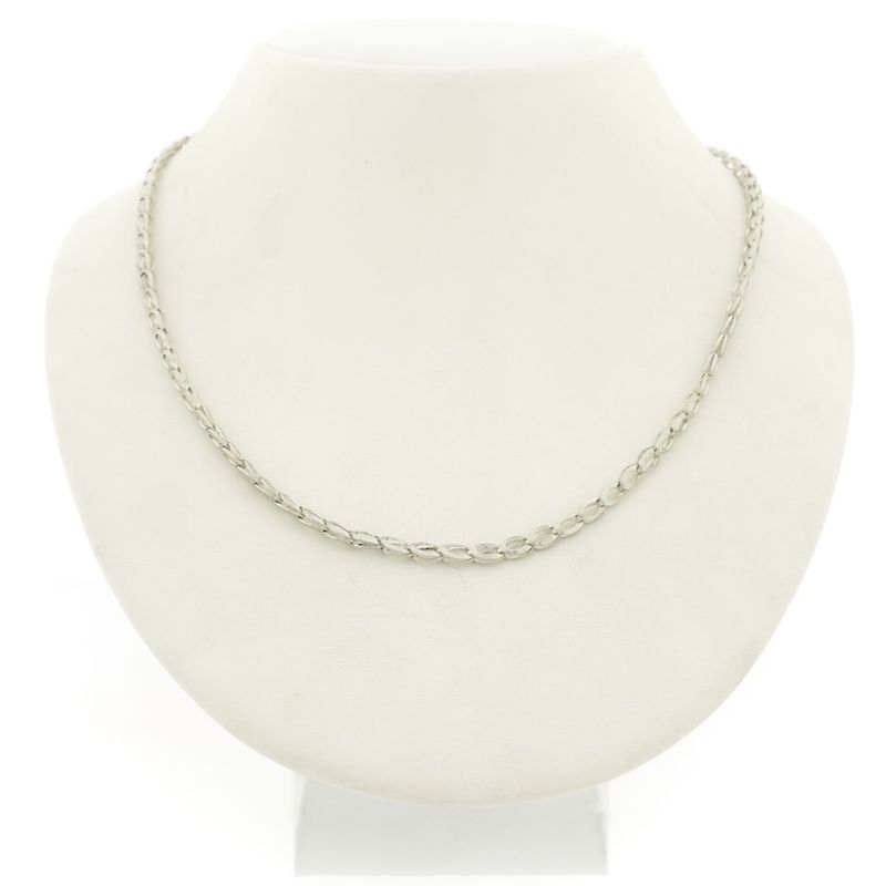 Image 1 of Silver fantasy link chain | 43 cm