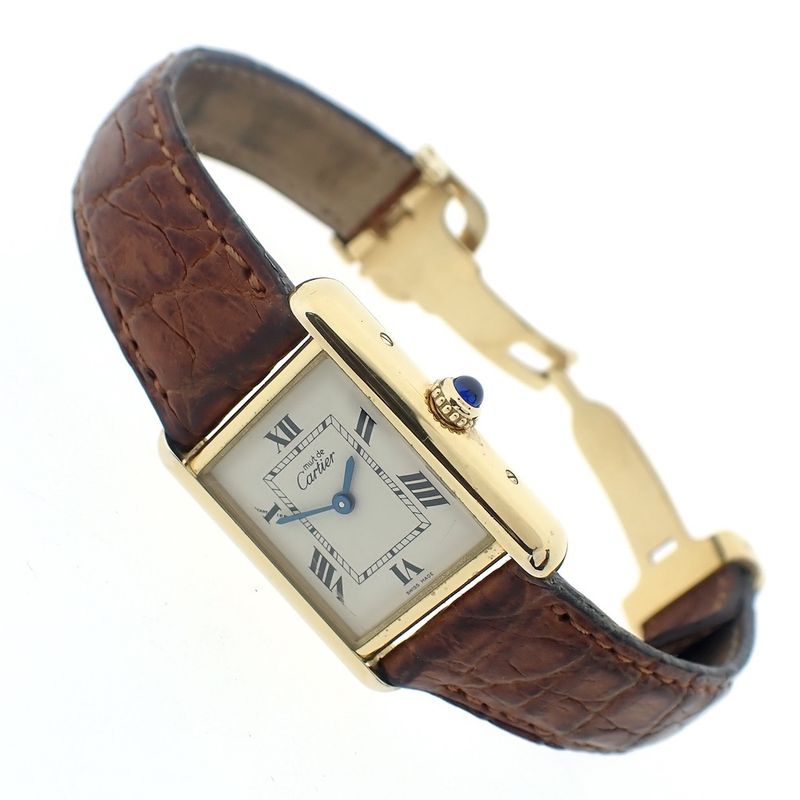 Image 1 of Cartier Tank 'Vermeil'; Women's watch