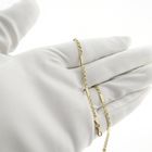 Image 6 of Gold Figaro link bracelet