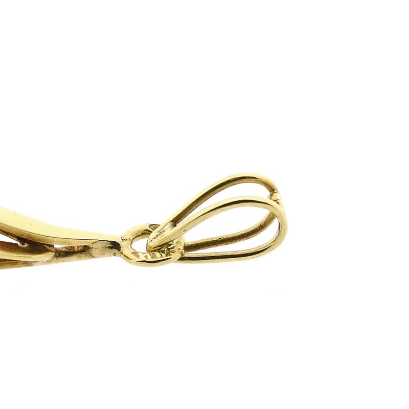 Image 9 of 14 Karat Gold Pendant with Opal